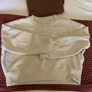 Lululemon Softstreme Crewneck White Opal